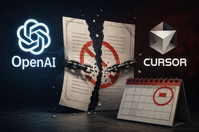 OpenAI plans to terminate Cursor's model supply contract and stop platform-level model integration in November