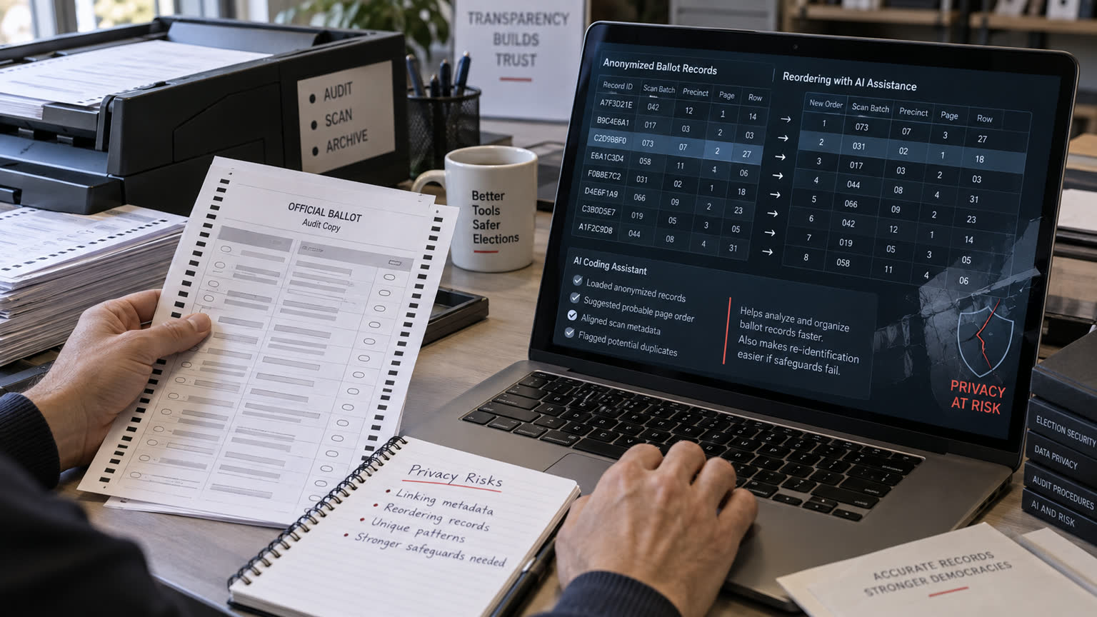 AI tools make the loophole in ballot anonymity easier to exploit—why is Georgia under pressure?