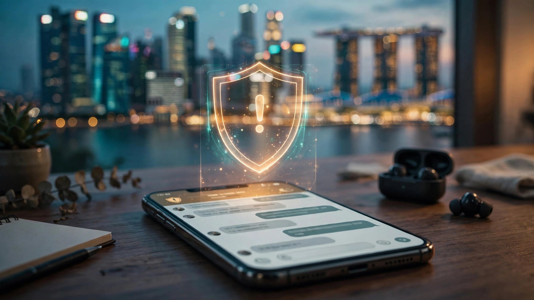 Gemma on-device model fights scams on Singapore phones: chats never leave the device