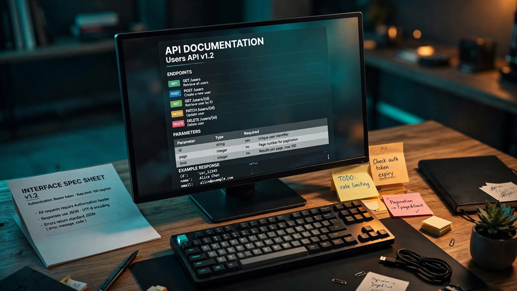 API Documentation Prompt: Paste the Endpoint Code, Get Parameters, Examples and Error Codes