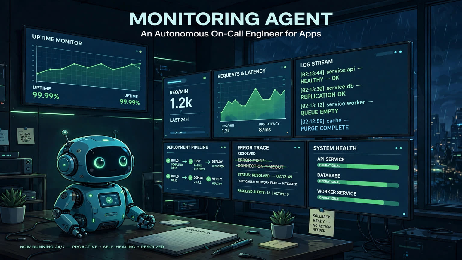 Replit Monitoring Agent launches: an AI on-call engineer that reads logs, fixes incidents and can ship