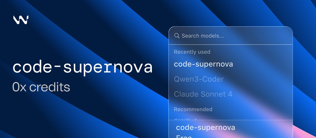 複雑なタスク シナリオに適応するために、新世代のエージェント コーディング モデルである Code-Supernova がリリースされました。