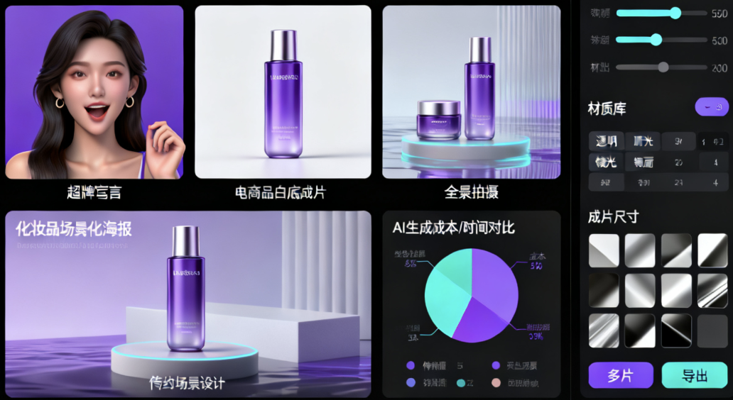 MagicShot AI照片生成器：头像建模与产品成片，降低制作成本，服务品牌与设计师
