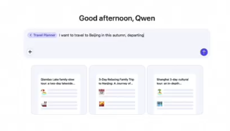 Qwen Chat Travel Planner est désormais disponible : alimenté par les interfaces Amap et Fliggy, générant des itinéraires quotidiens