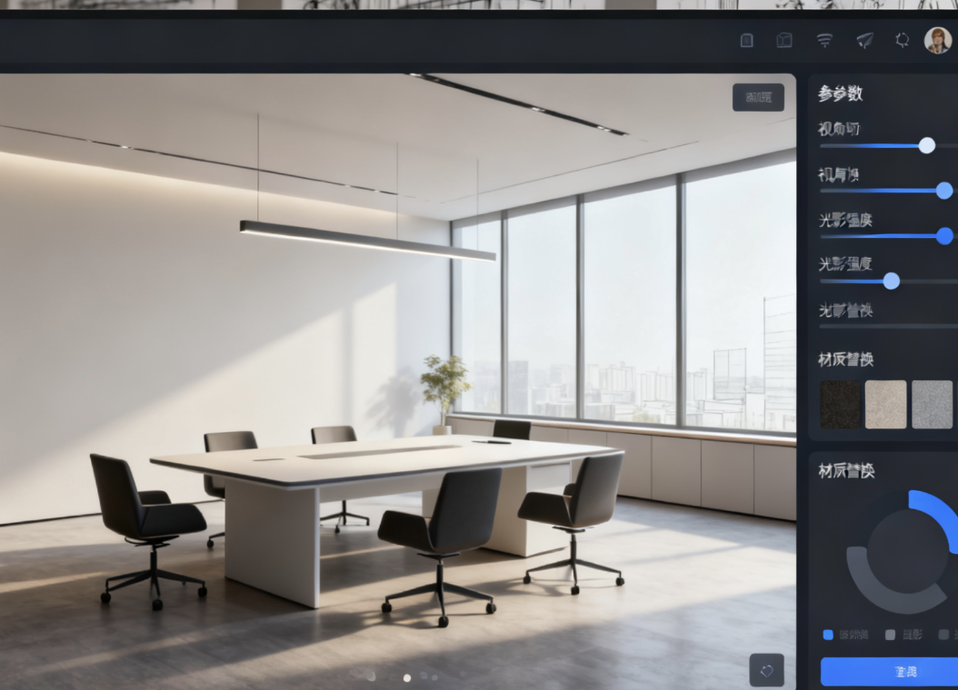 Shencai AI : Texte vers image et image vers image, améliorant l&#39;efficacité de l&#39;expression du design, adapté aux praticiens de l&#39;architecture et de la décoration intérieure