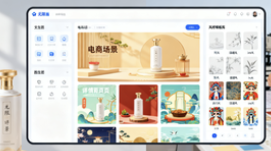 无限画：AI绘画生成平台，支持文生图与图生图，适合设计师与电商运营