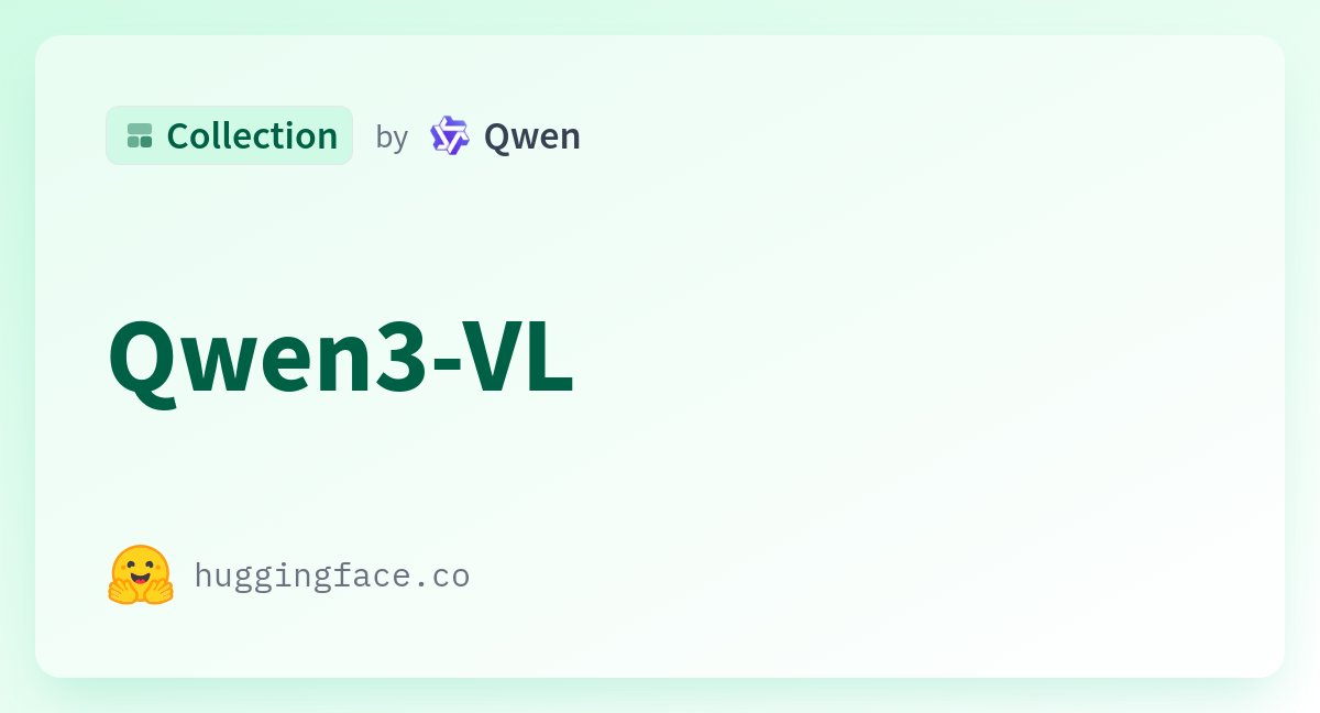 Qwen이 발표했습니다: Qwen3-VL은 이제 llama.cpp에서 사용 가능하며, GGUF 가중치는 2B에서 235B까지입니다.