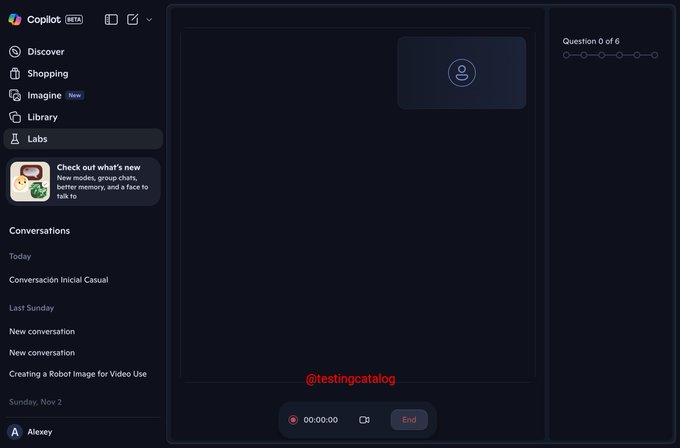 微软测试 Copilot「Career Coach」实验功能，支持 AI 虚拟面试官