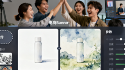 万兴爱画·AIGC艺术工具：一键图生图与风格迁移，面向自媒体与电商设计团队