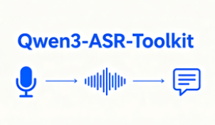 Qwen3-ASR-Toolkit est disponible : dépassez la limite de trois minutes de Qwen3-ASR-Flash et optimisez la transcription audio et vidéo sur une heure.