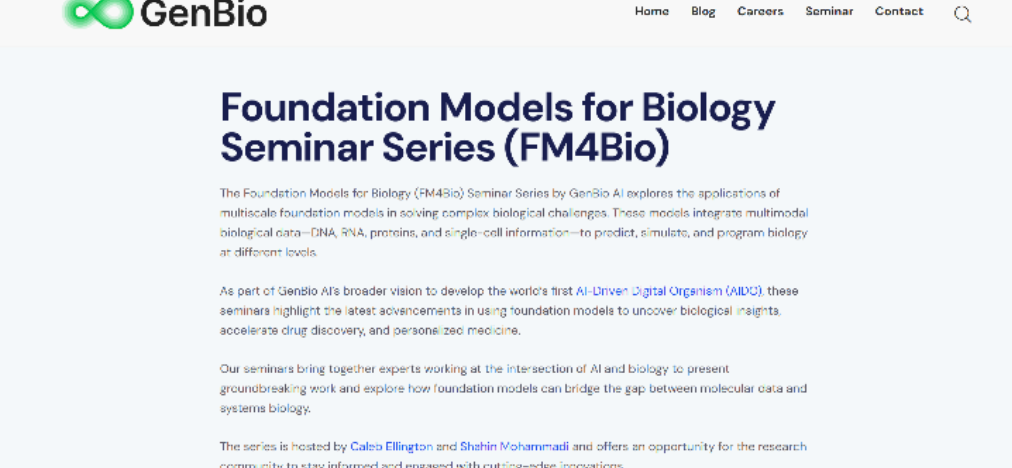 La série de séminaires FM4Bio se poursuit : exploration de la « vie programmable » grâce aux données biologiques multimodales