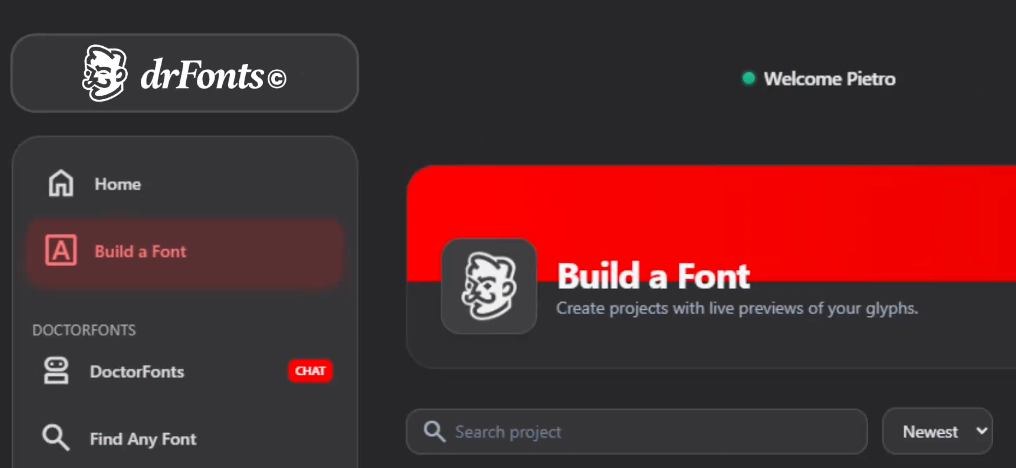 Version 1.0 disponible : Dr Fonts revendique le « premier générateur de polices IA au monde » et diffuse simultanément l’information sur les réseaux sociaux.
