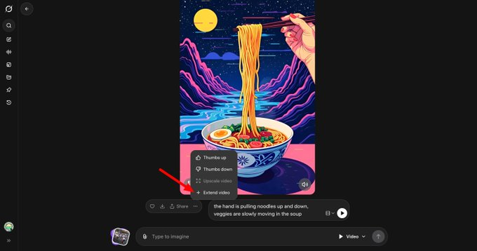 xAI bereitet die Einführung einer webbasierten &quot;Video-Erweiterung&quot; für Grok Imagine vor, die einen Schalter für die Video-/Bildgenerierung hinzufügt.