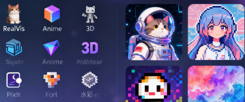 A1.art: An online AI image generator with tons of filters and one-click image creation – perfect for designers and content creators