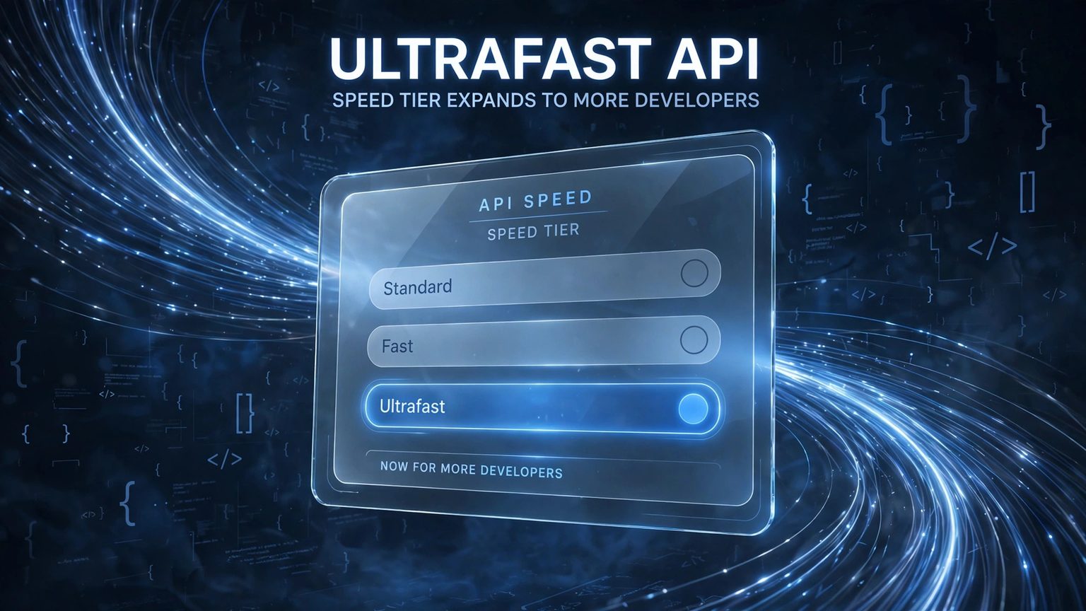Ultrafast API Expansion Signal: OpenAI Docs Surface Three Speed Tiers
